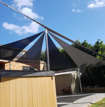 Tee Pee Shade sections